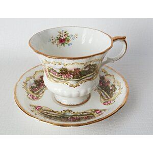 Paragon Teacup and Saucer Vintage Tea Cup Chippendale Design